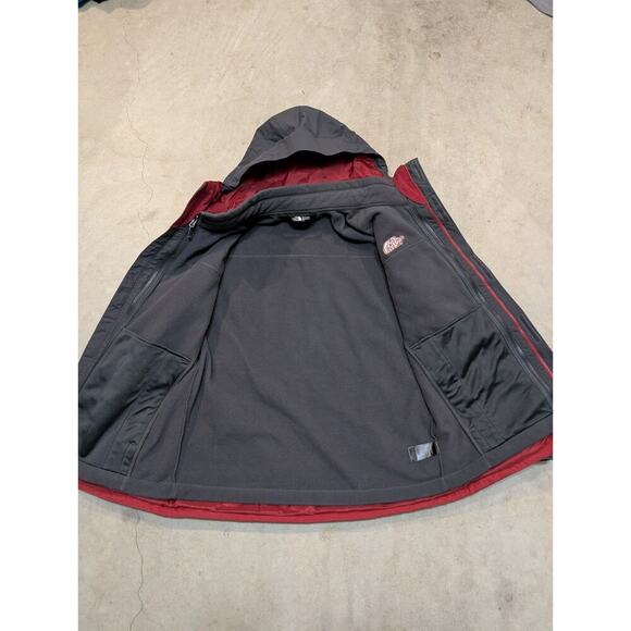 The North Face Atlas Triclimate Jacket Mens L Red Gray Hooded Fleece Liner - Picture 8 of 14